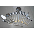 New 72pcs Cutlery Set in Wooden Box with Gold Plating